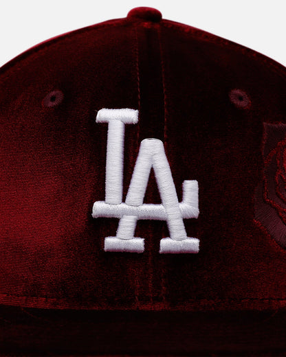 New Era Los Angeles Dodgers 'Velvet Roses' 59FIFTY Fitted Maroon