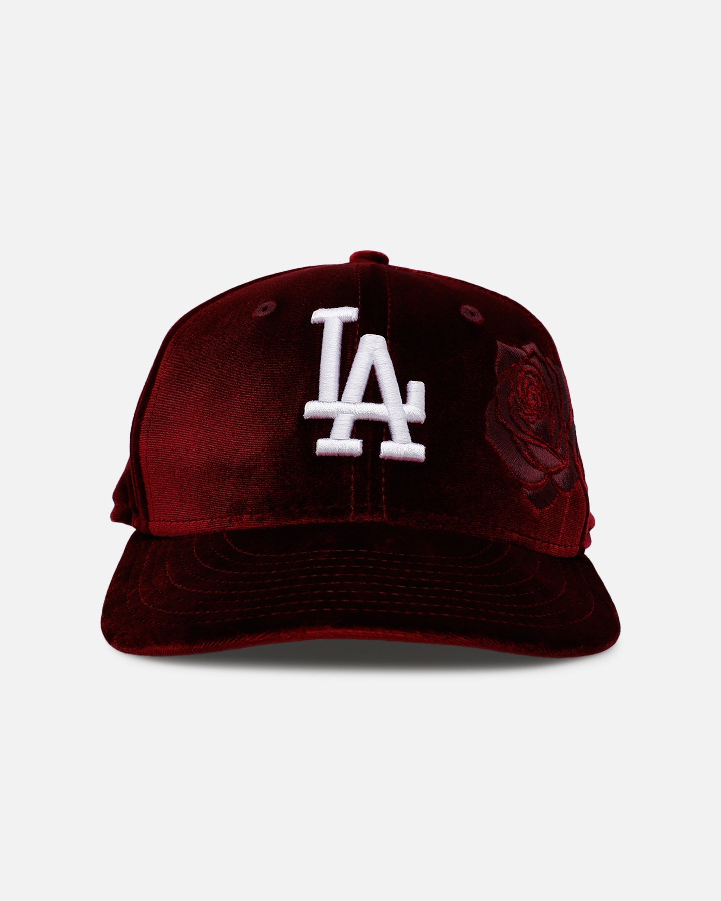 New Era Los Angeles Dodgers 'Velvet Roses' 59FIFTY Fitted Maroon