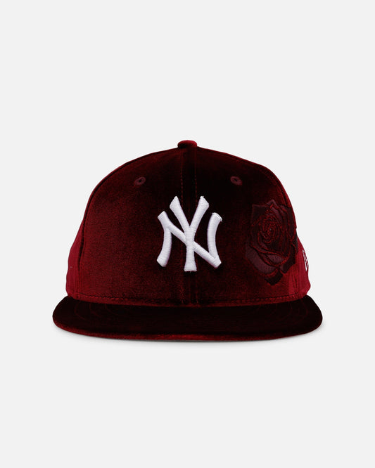 New Era New York Yankees 'Velvet Roses' 59FIFTY Fitted Maroon