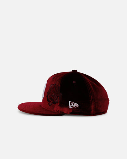 New Era New York Yankees 'Velvet Roses' 59FIFTY Fitted Maroon