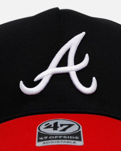 47 Brand Atlanta Braves 'Black And Red Variety Pack' 47 Offside Snapback Black/Red