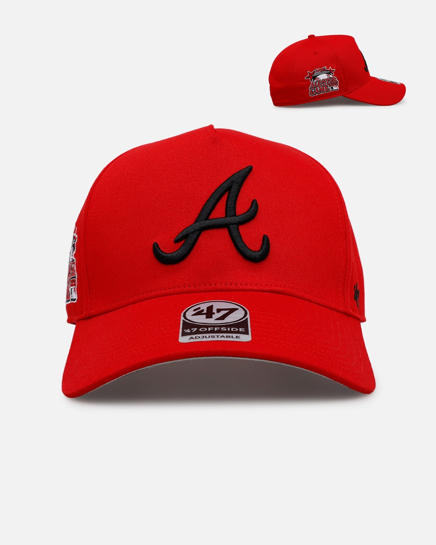 47 Brand Atlanta Braves 'Black And Red Variety Pack' 47 Offside Snapback Red/Black
