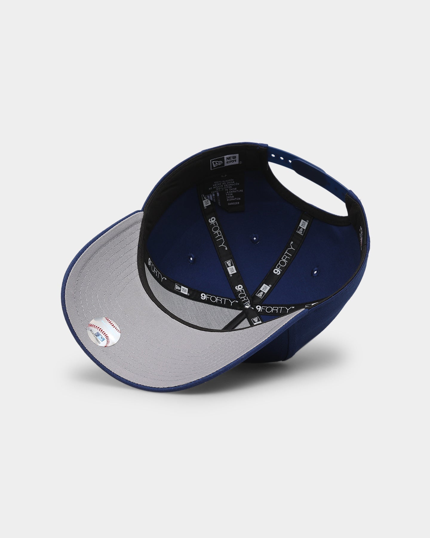 New Era New York Yankees 9FORTY A-Frame Grey Undervisor Snapback Royal/Grey