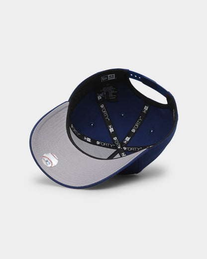 New Era New York Yankees 9FORTY A-Frame Grey Undervisor Snapback Royal/Grey