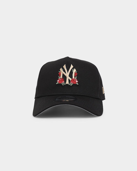 New Era New York Yankees 'Floral Logo' 9FORTY K-Frame Snapback Black/Floral