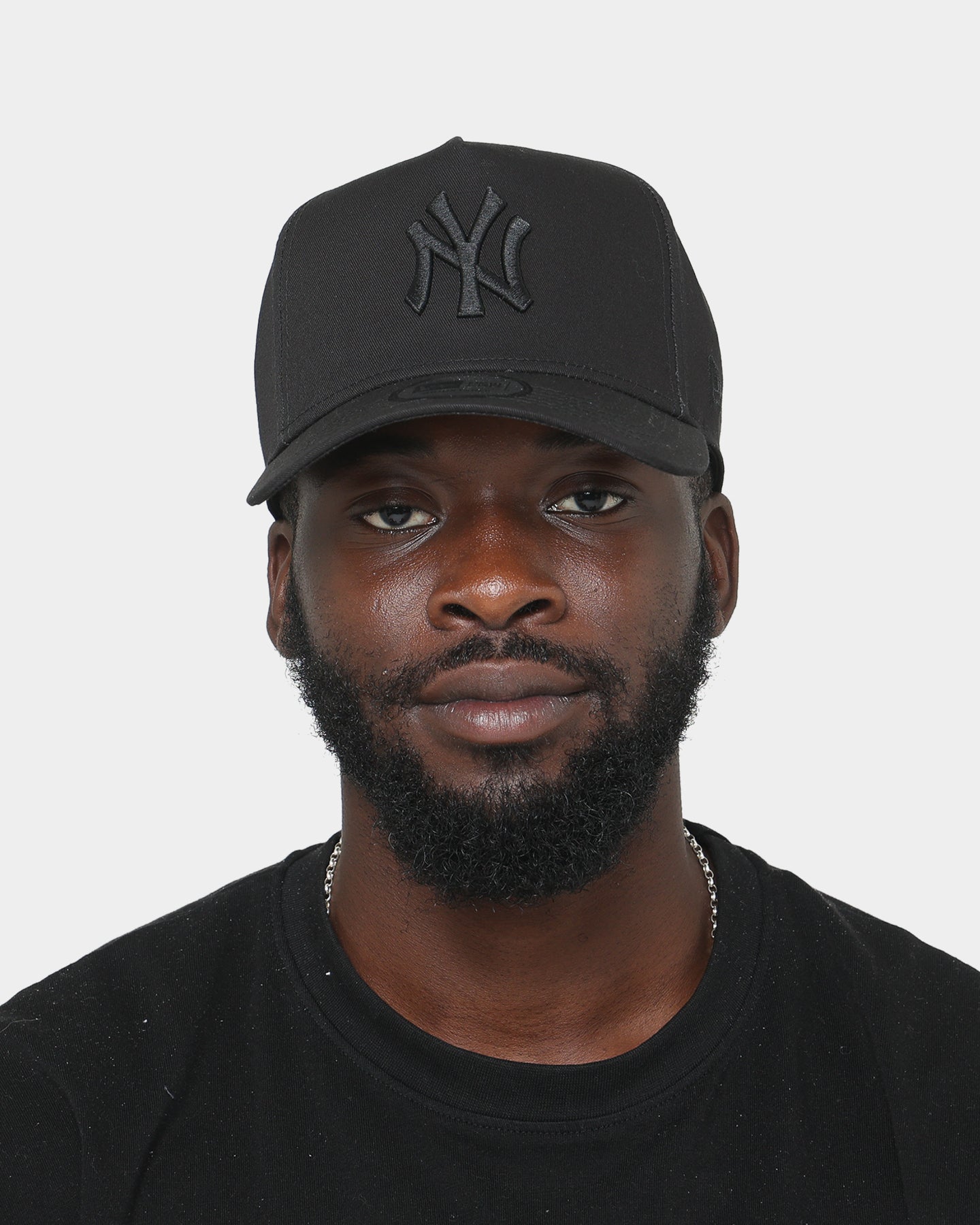 New Era New York Yankees 9FORTY K-Frame Snapback Black/Black