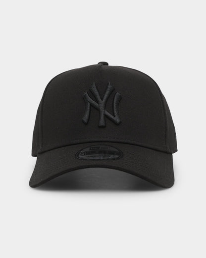 New Era New York Yankees 9FORTY A-Frame Snapback Black/Black