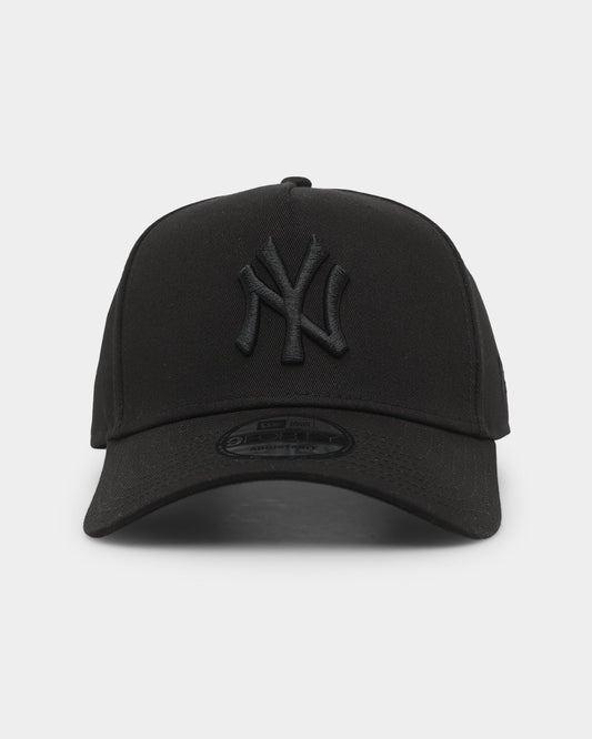 New Era New York Yankees 9FORTY A-Frame Snapback Black/Black