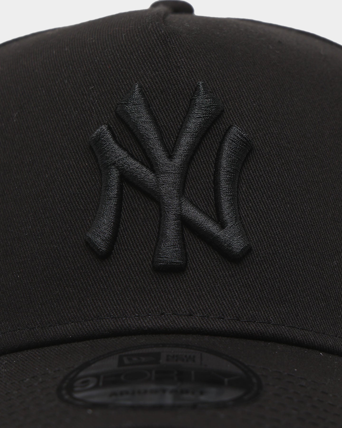 New Era New York Yankees 9FORTY A-Frame Snapback Black/Black