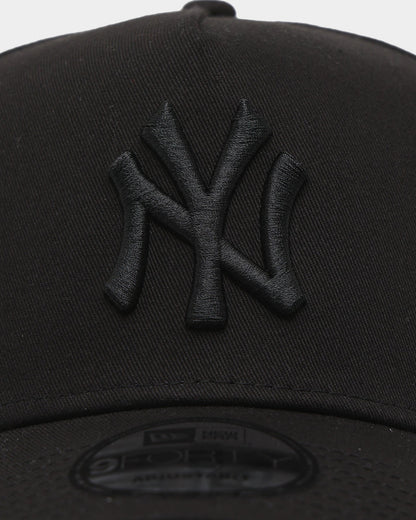 New Era New York Yankees 9FORTY A-Frame Snapback Black/Black