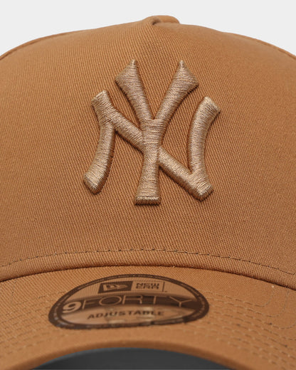 New Era New York Yankees Tonal 9FORTY A-Frame Snapback Wheat
