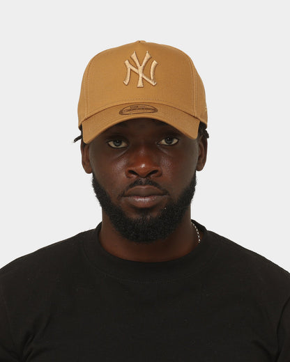 New Era New York Yankees Tonal 9FORTY A-Frame Snapback Wheat