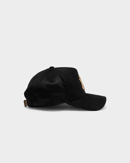 New Era New York Yankees 'Black/Tan Suede' 9FORTY K-Frame Strapback Black/Tan