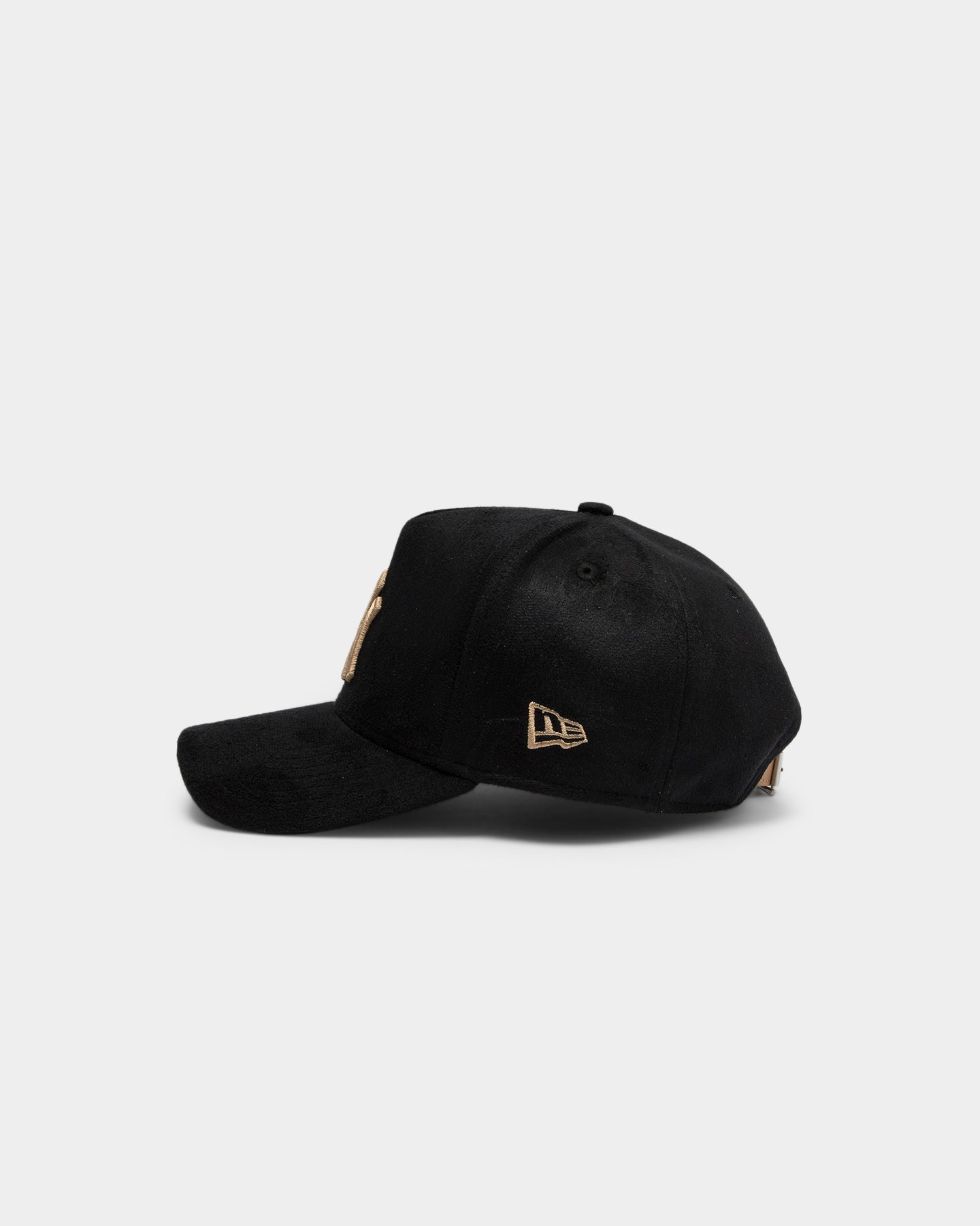New Era New York Yankees 'Black/Tan Suede' 9FORTY K-Frame Strapback Black/Tan