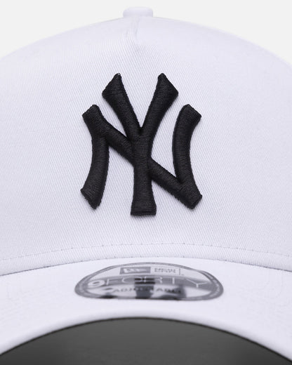 New Era New York Yankees 9FORTY A-Frame Snapback White/Black