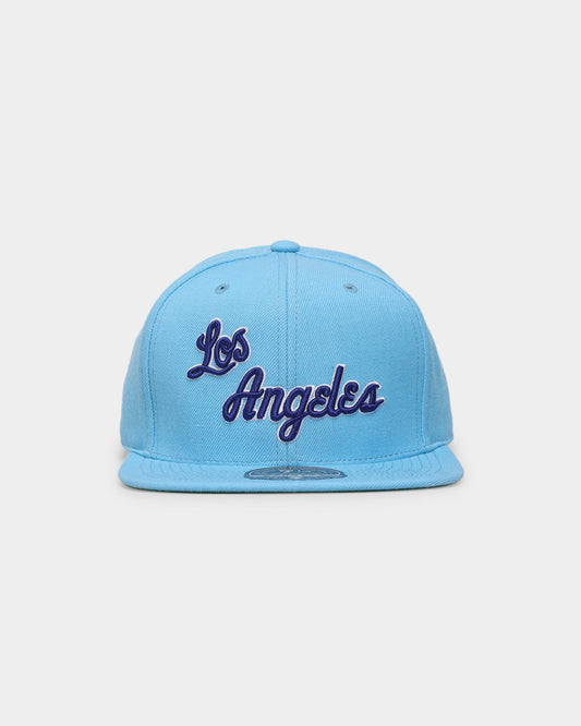 Mitchell & Ness Los Angeles Lakers 'Team Ground 2.0 Hardwood Classics' Fitted Blue
