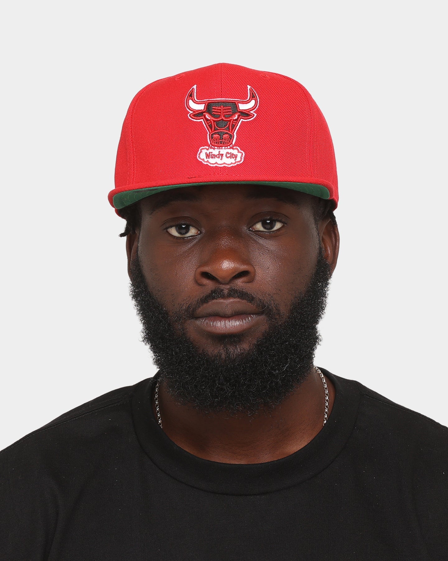 Mitchell & Ness Chicago Bulls 'Team Ground 2.0 Hardwood Classics' Fitted Red