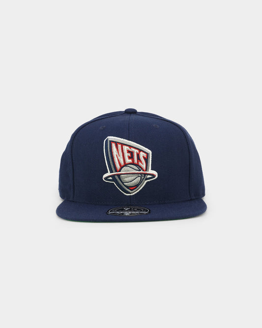 Mitchell & Ness Brooklyn Nets 'Team Ground 2.0 Hardwood Classics' Fitted Blue