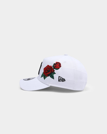 New Era New York Yankees 'Rose Emblem'  9FORTY A-Frame Snapback White/Black