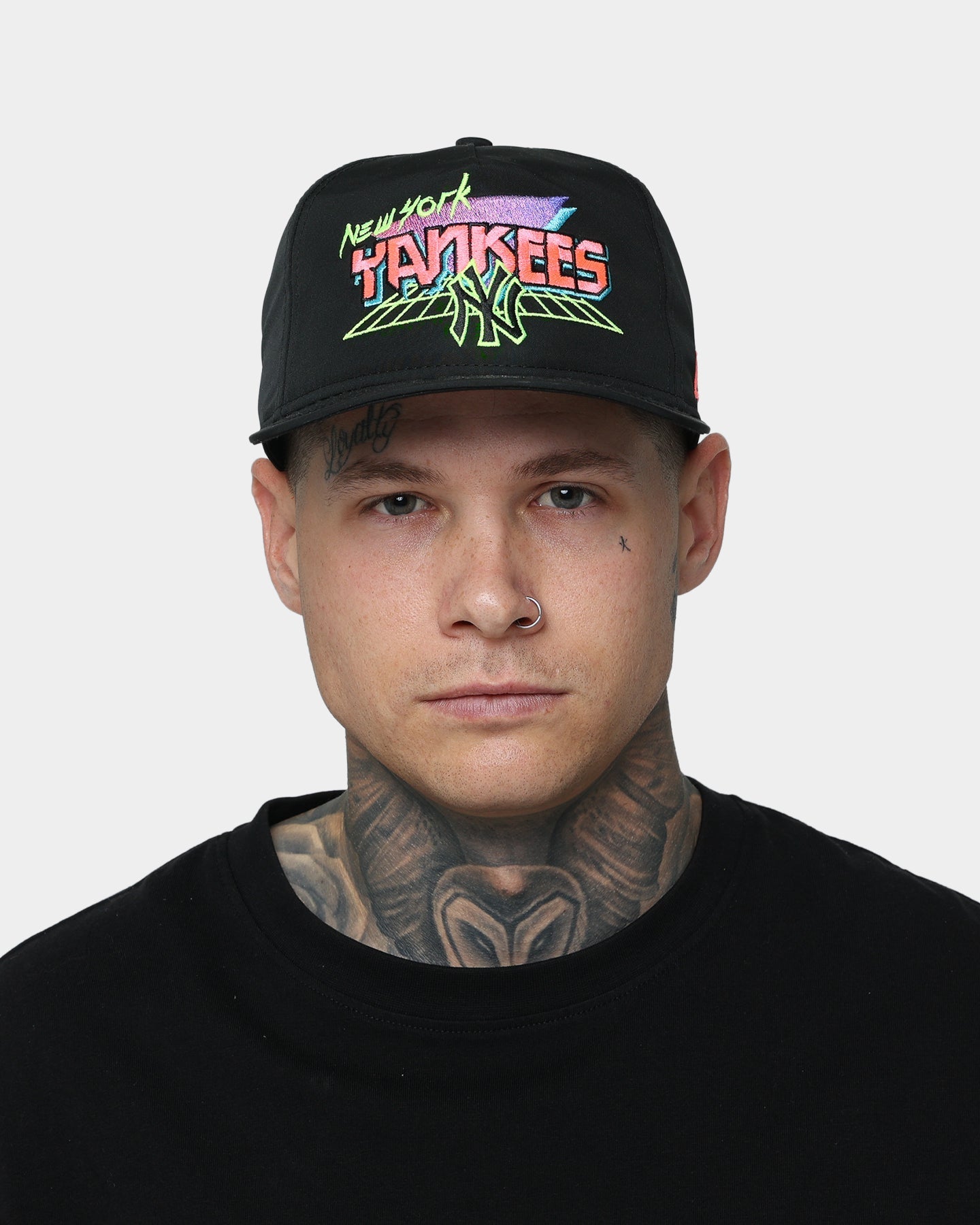 New Era New York Yankees 'Neon Vice Prolight' Old Golfer Snapback Black.