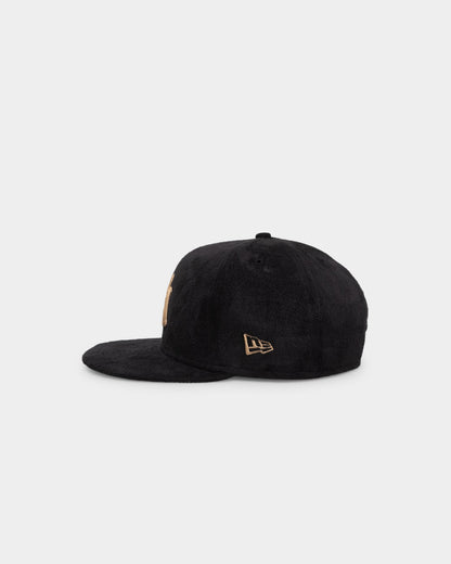 New Era New York Yankees 'Black Tan Suede' 59FIFTY Fitted Black/Tan