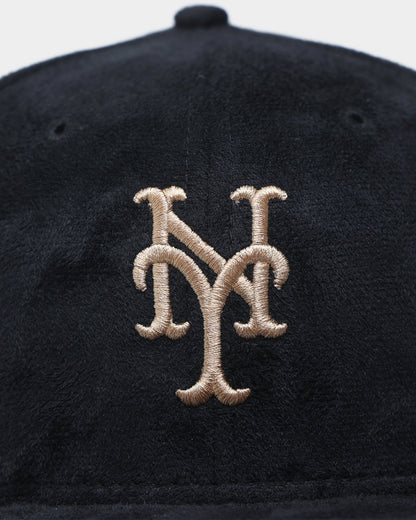 New Era New York Mets Black Tan Suede 59FIFTY Fitted Black/Tan
