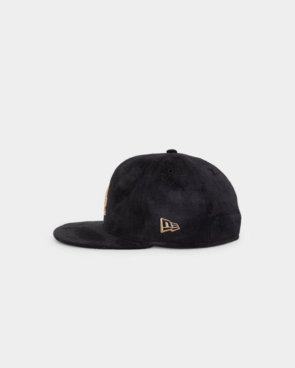 New Era Los Angeles Dodgers 'Black Tan Suede' 59FIFTY Fitted Black/Tan