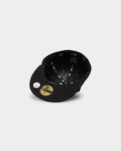 New Era Los Angeles Dodgers 'Black Tan Suede' 59FIFTY Fitted Black/Tan