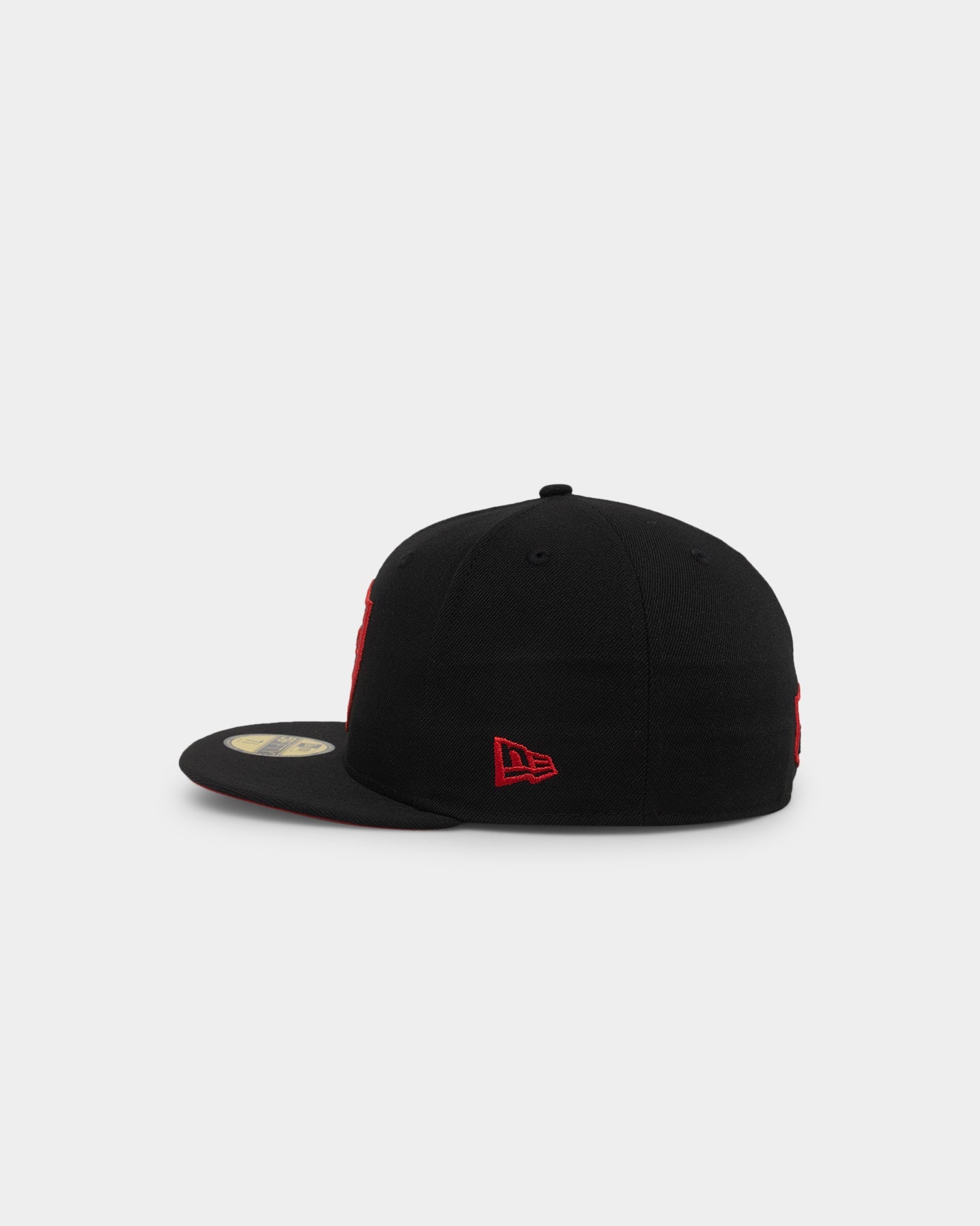 New Era Las Vegas Raiders "Scarlet Bottom" 59FIFTY Fitted Black/Scarlet