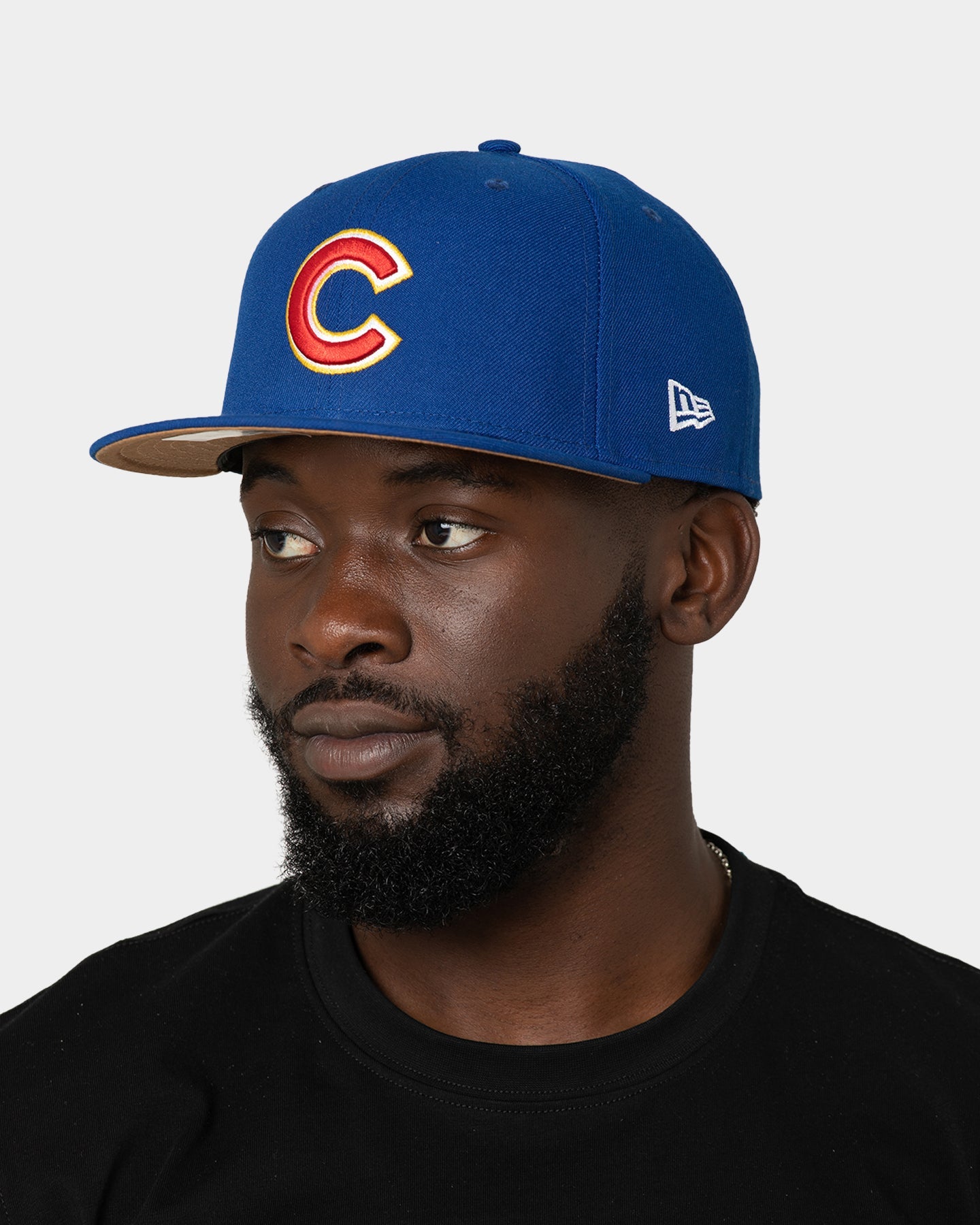 New Era Chicago Cubs "Cereal Wheat Bottoms" 59FIFTY Fitted Light Royal