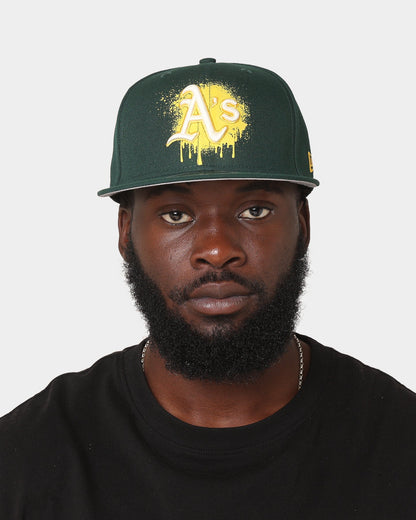 New Era Oakland Athletics 'Spray Paint Glow' 59FIFTY Fitted Original Team Colours