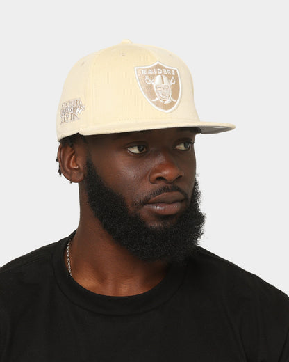New Era Oakland Raiders 'Classic Corduroy' 59FIFTY Fitted Chrome
