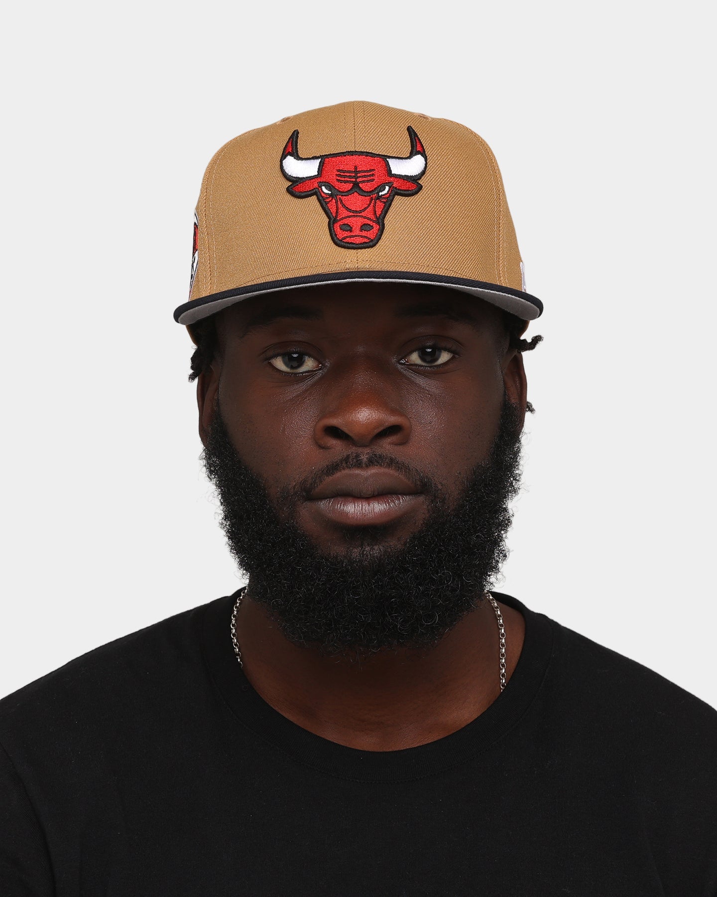 New Era Chicago Bulls 'Midnight Harvest 2-Tone' 59FIFTY Fitted Wheat/Navy