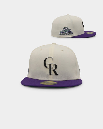 New Era Colorado Rockies 'All Star Game' 59FIFTY Fitted Chrome White/Original Team Colours