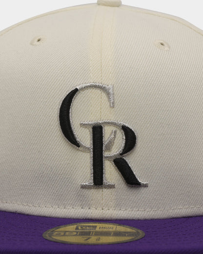 New Era Colorado Rockies 'All Star Game' 59FIFTY Fitted Chrome White/Original Team Colours