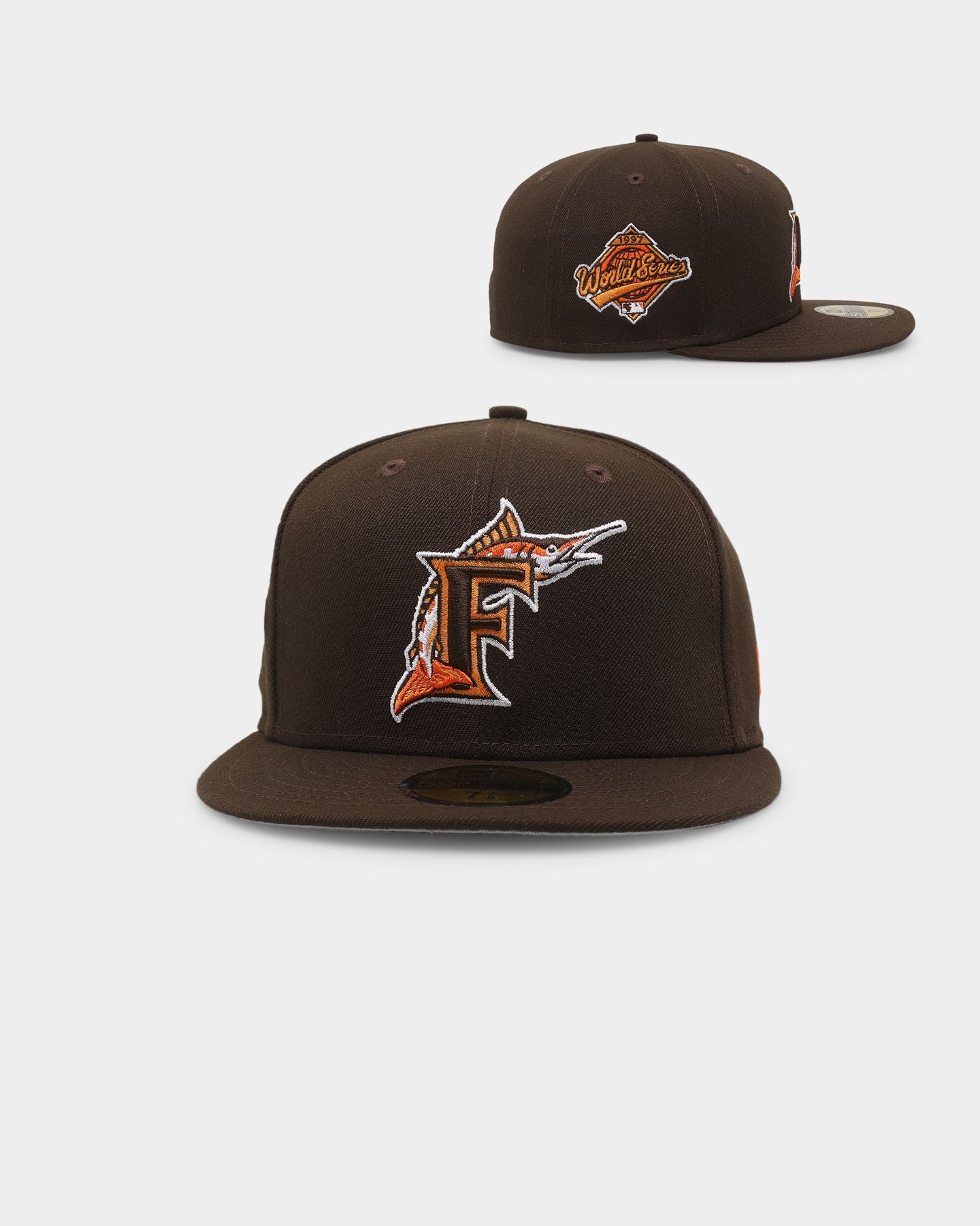 New Era Florida Marlins 'Walnut Orange' 59FIFTY Fitted Brown/Orange