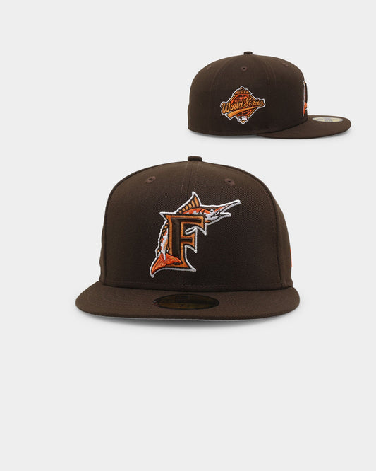 New Era Florida Marlins 'Walnut Orange' 59FIFTY Fitted Brown/Orange