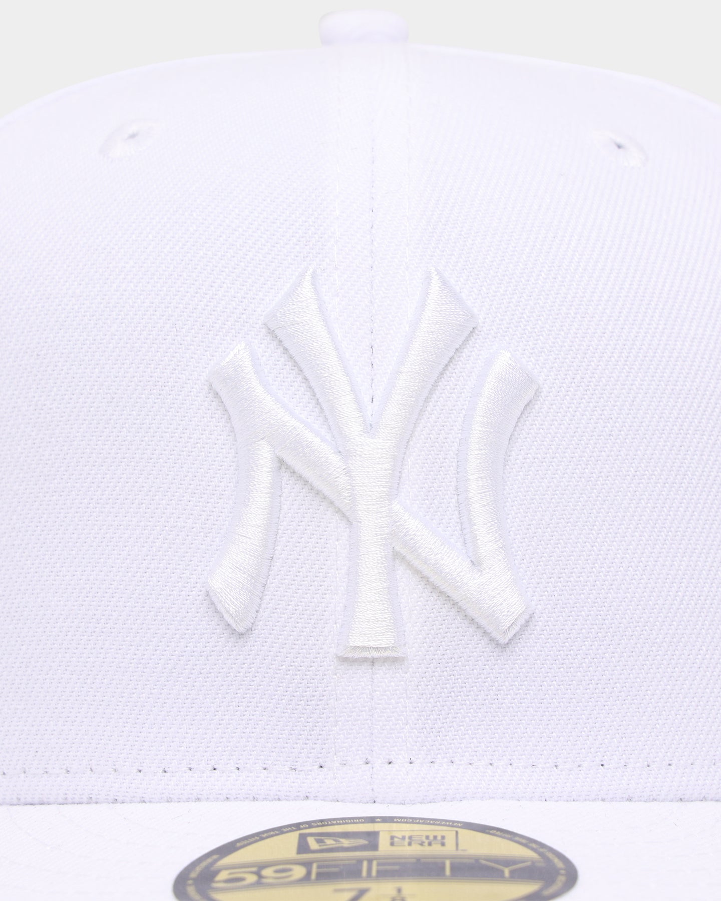 New Era New York Yankees 'White On White' 59FIFTY Fitted White/White