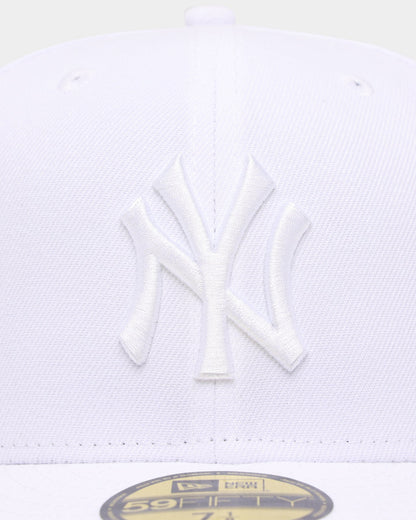 New Era New York Yankees 'White On White' 59FIFTY Fitted White/White