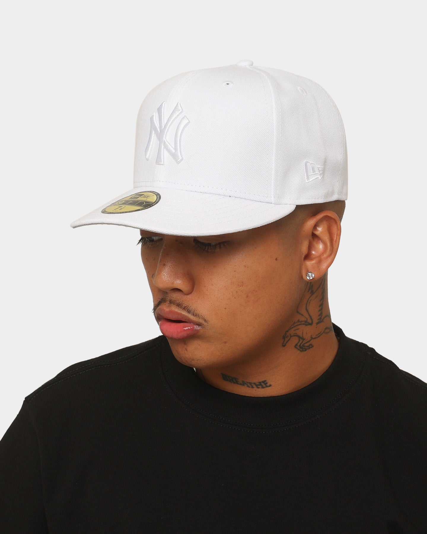 New Era New York Yankees 'White On White' 59FIFTY Fitted White/White