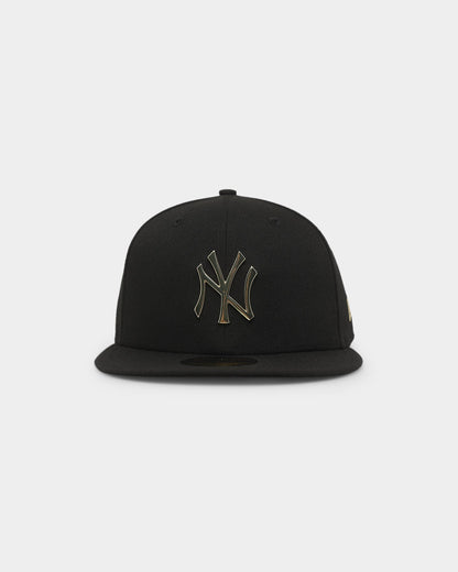 New Era New York Yankees 'Black Gold' 59FIFTY Fitted Black/Gold Metallic