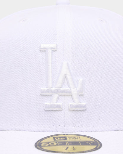 New Era Los Angeles Dodgers 'White On White' 59FIFTY Fitted White/White