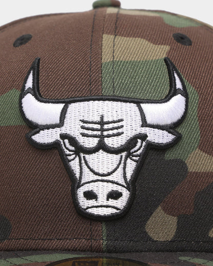New Era Chicago Bulls 'Core Camo' 59FIFTY Fitted Camo/White