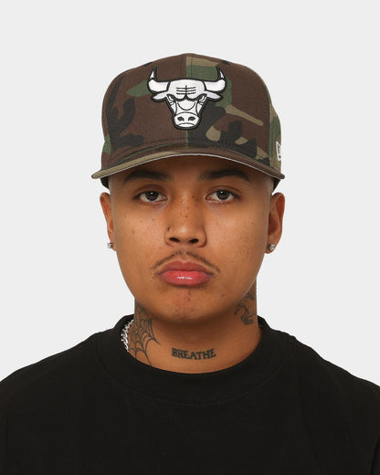 New Era Chicago Bulls 'Core Camo' 59FIFTY Fitted Camo/White