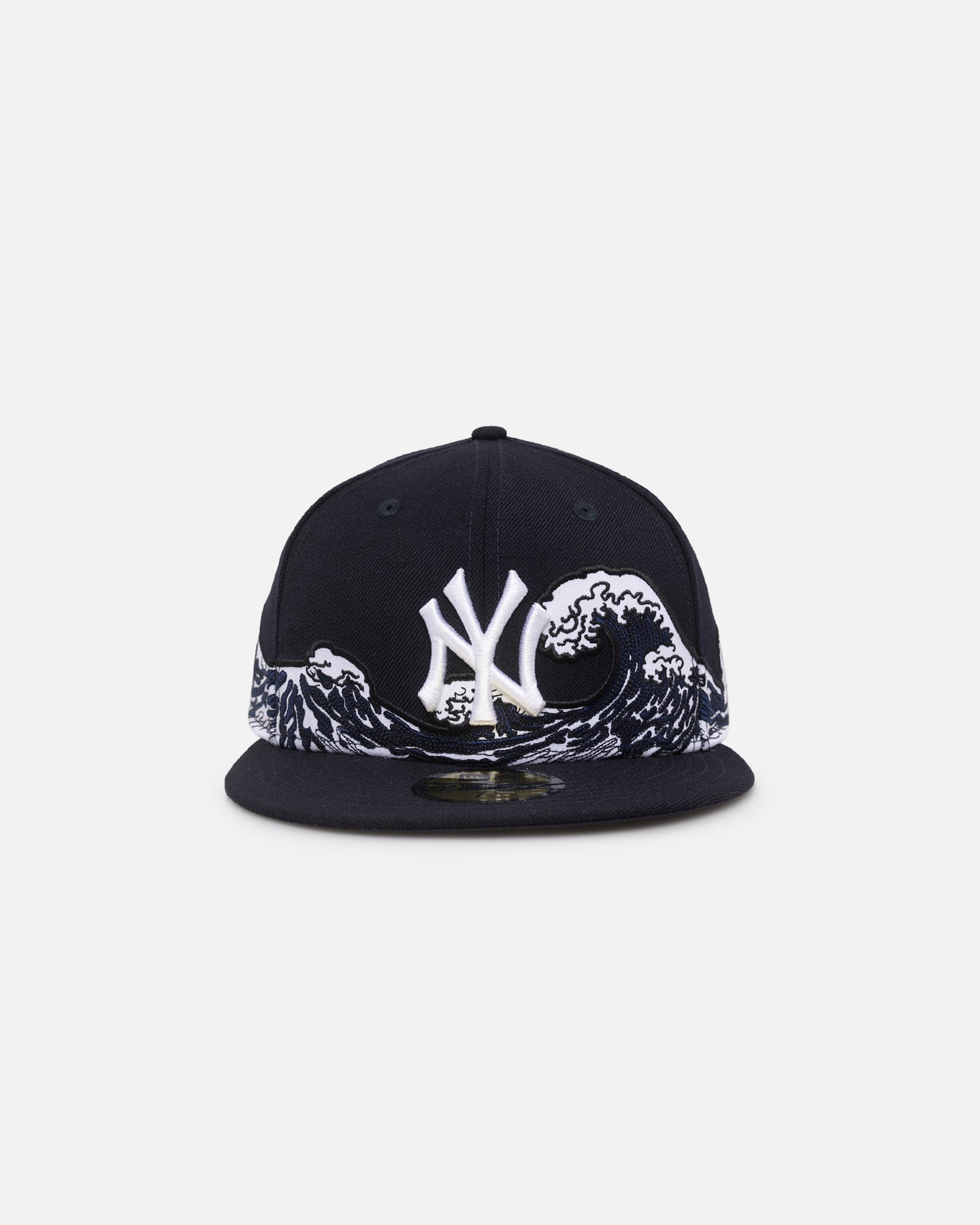 New Era New York Yankees "Wave" 59FIFTY Fitted Navy/White