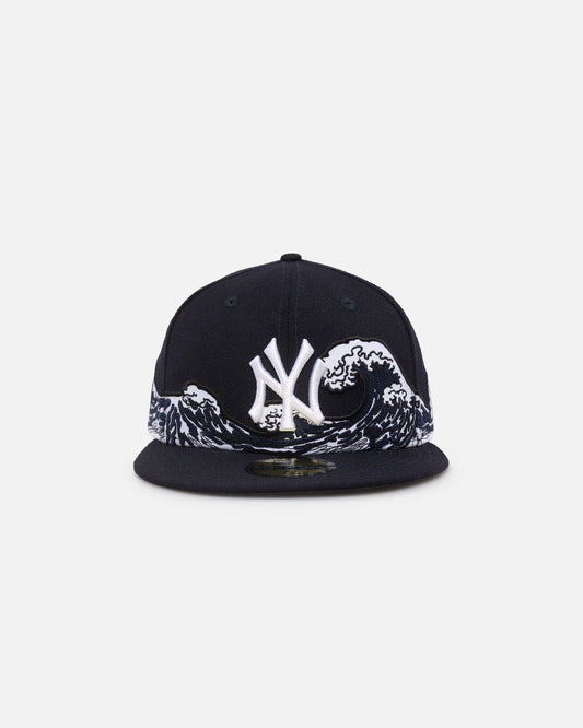 New Era New York Yankees "Wave" 59FIFTY Fitted Navy/White
