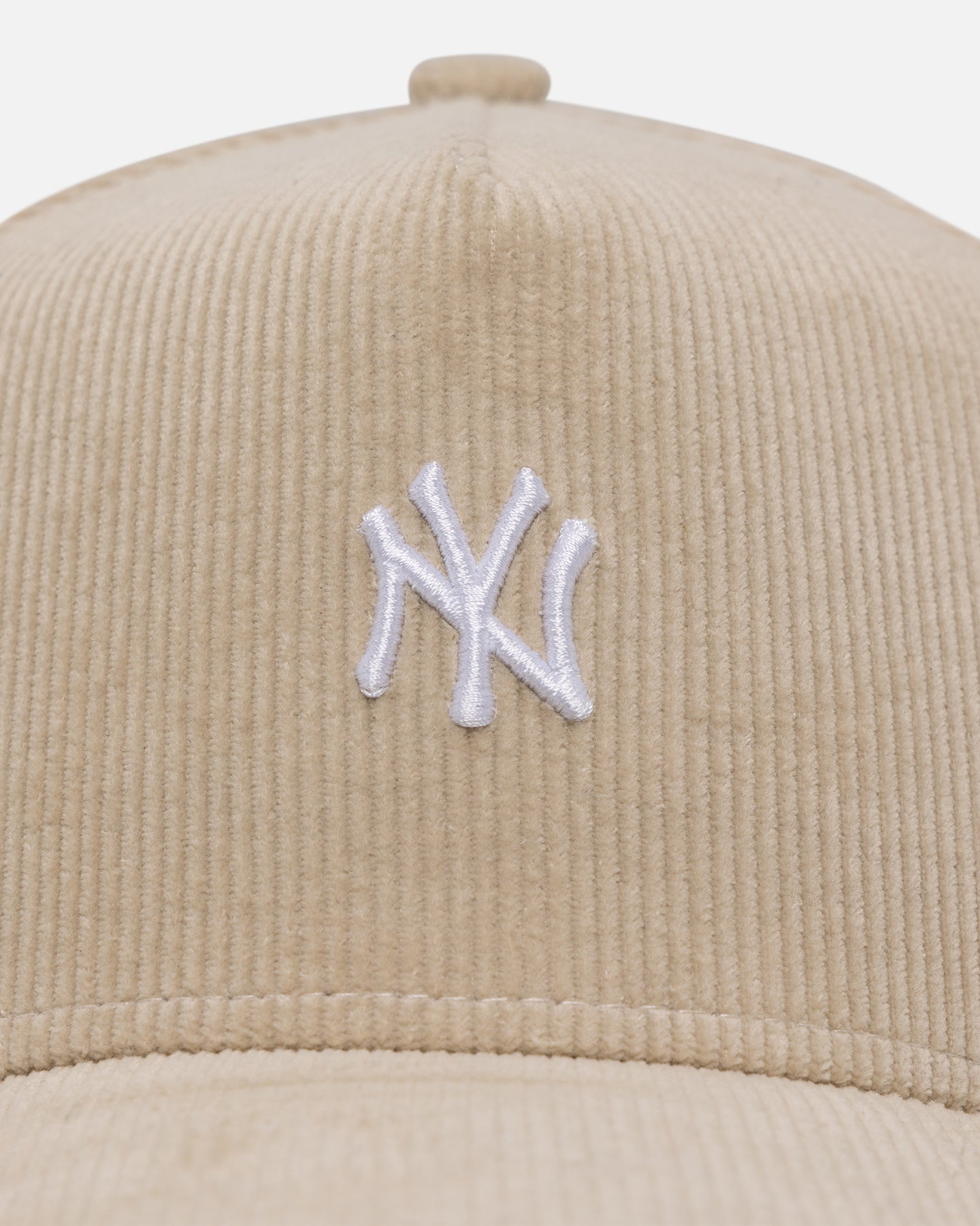 New Era New York Yankees 'Micro Cord Cream' 9FORTY A-Frame Snapback Cream/White
