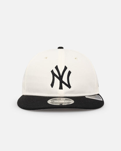 New Era New York Yankees 'Retro Crown Classic' 9FIFTY Retro Crown Strapback Chrome White/Black