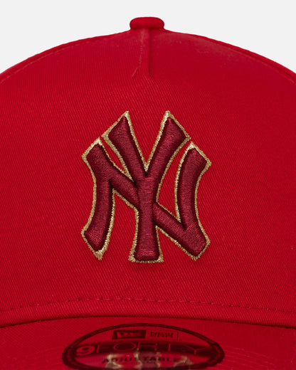 New Era New York Yankees 'Dragon Collection Lunar New Year' 9FORTY A-Frame Snapback Scarlet/Gold