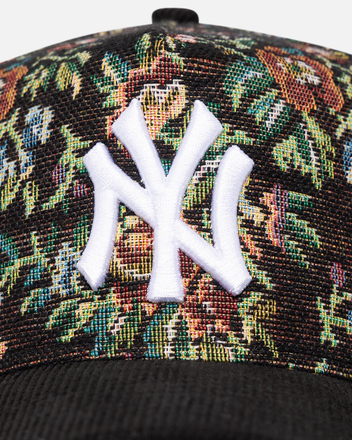New Era New York Yankees 'Black Corduroy Floral Tapestry' 9FORTY A-Frame Snapback Tapestry/Black